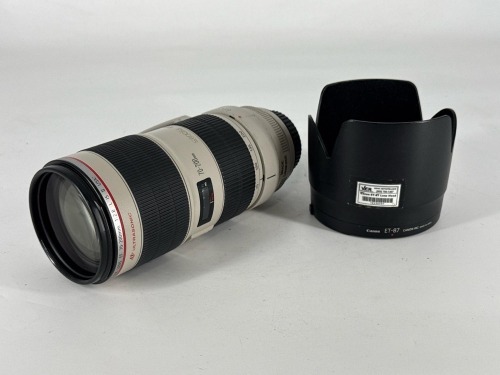 CANON IS USM 70-200MM F/4L EF CAMERA LENS