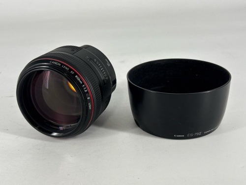 CANON II USM 85MM PRIME F/1.2 CAMERA LENS