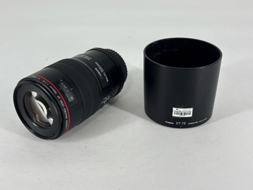 CANON USM IS 100MM PRIME F/2.8 EF CAMERA LENS