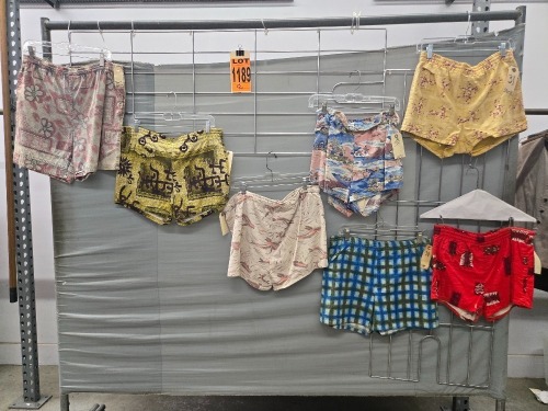 Collection of (7) 1980's era men's swimshorts
