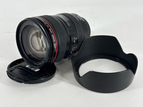 CANON IS USM 24-105MM F/4L EF CAMERA LENS