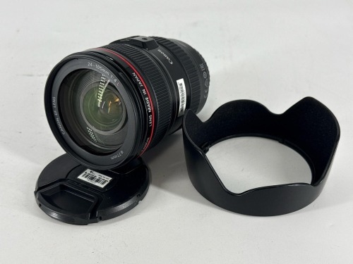 CANON IS USM 24-105MM F/4L EF CAMERA LENS