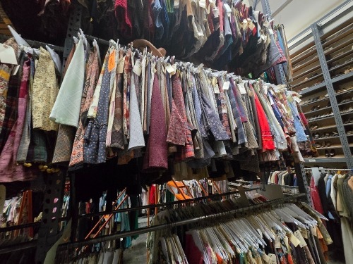 Collection of 1970's era printed skirts