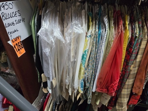 Collection of 1950's era Blouses, Long Sleeve & Casual & Dressy