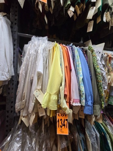 Collection of 1960's era tops, dresses, blouses