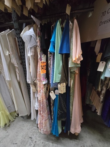 Collection of 1970's era dresses