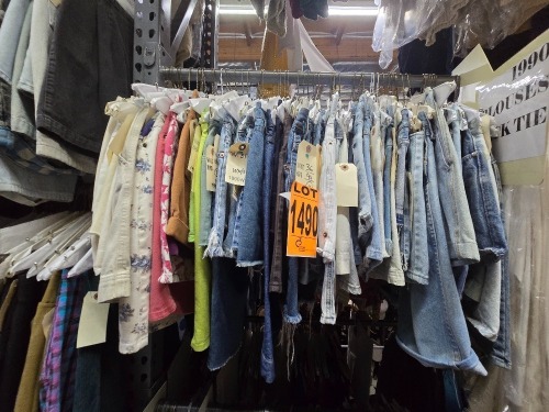 Collection of 1980's era jean shorts