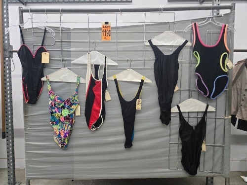 Collection of (7) 1990's era 1pc women's swimsuits