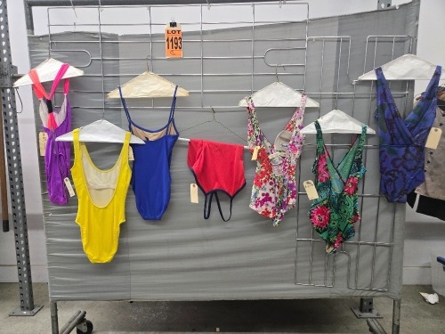 Collection of (7) 1990's era 1pc women's swimsuits