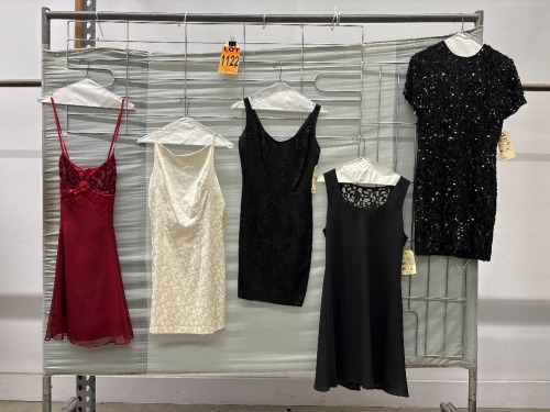 Collection of (5) 1990's era dresses