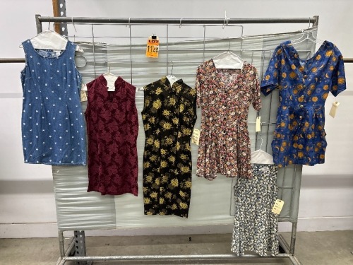 Collection of (6) 1990's era dresses