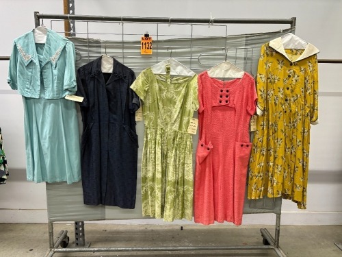 Collection of (5) 1950's era dresses