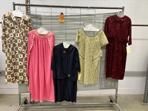 Collection of (5) 1960's era womens outfits