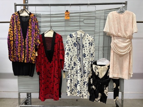 Collection of (5) 1980's era womens outfits