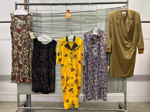 Collection of (5) 1990's era dresses