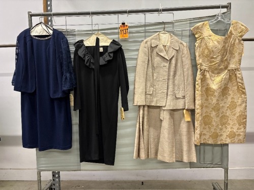 Collection of (4) 2000's era dresses
