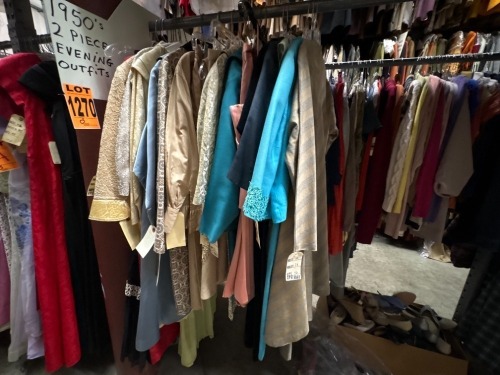 Collection of 1950's era 2pc evening outfits