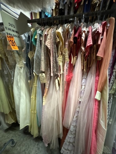 Collection of 1950's evening dresses