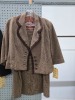 Collection of (5) 1950's era 2pc Sets of Women's Jacket's with Long Skirts - 8