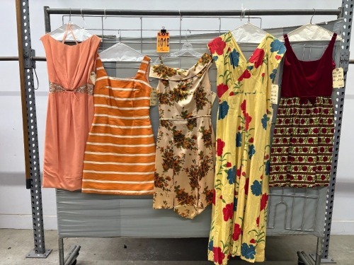 Collection of (5) 1960's era sleeveless dresses