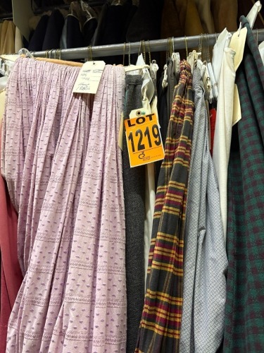 Collection of 1850's evening full skirts. Various sizes