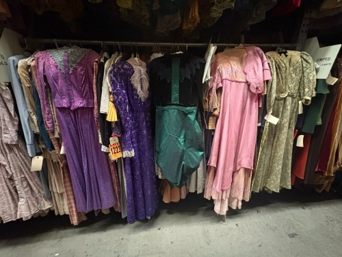Collection of 1900's era dresses. Various sizes
