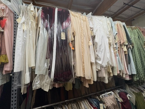 Collection of western era nighties, robes and dressing gowns. Various sizes