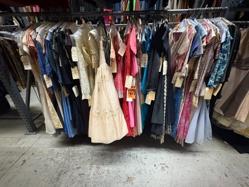 Collection of 1950's cocktail dresses. Various sizes
