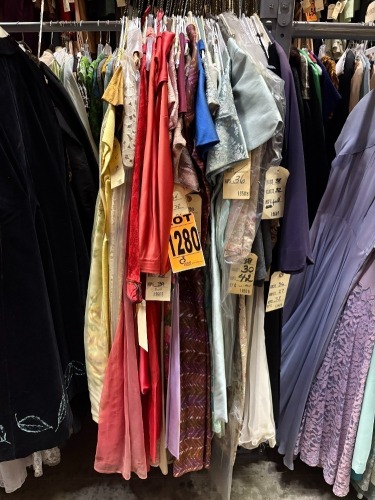 Collection of 1950's cocktail dresses. Various sizes