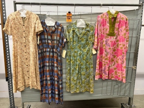 Collection of (4) 1960's era dresses