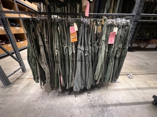 Collection of US Army OG-107 Jungle Trousers