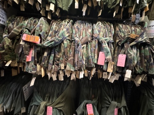 Collection of approx. (120) USMC Woodland, Poplin, Cargo Shirts