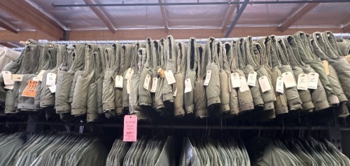 Collection of approx (41) 1955 USMC Flak Vests, various sizes