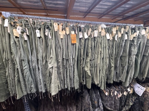 Collection of approx (100) Cold War US Military Pants, Various Sizes