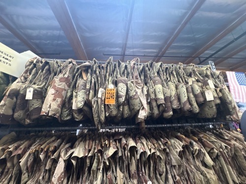 Collection of US Army Desert Camo Vests
