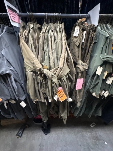 Collection of US Army Tanker OD Nomex Jumpsuits