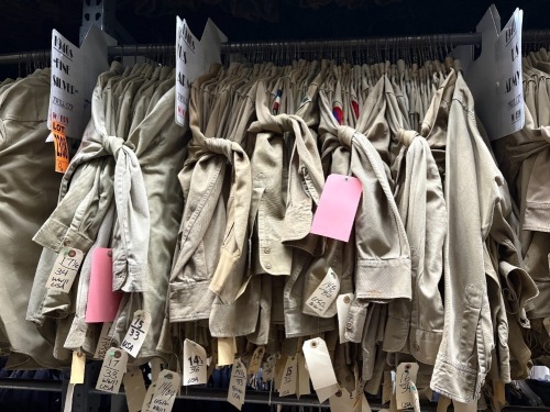 Collection of US Army "Fine Silver" Shirts, Twill Cotton,1940s
