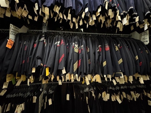 Collection of USN Enlisted Service Dress Tops, 1973+