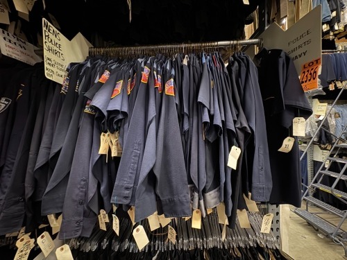 Collection of Men's Police Long & Short Sleeve Shirts, Men's Navy Tops