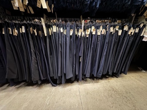 Collection of approx. 120 pairs of Police Pants, assorted Navy, All Poly