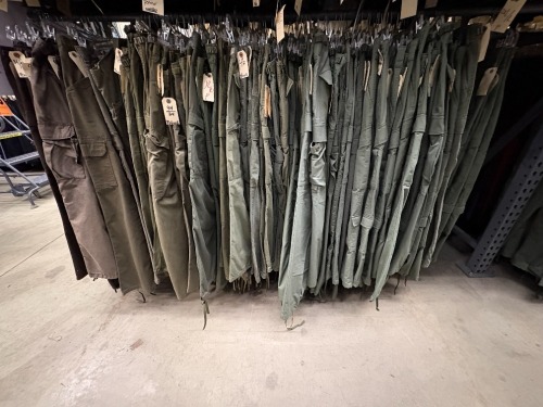 Collection of Green Cargo shirts, Poplin & Ripstop "Propper" "True-Spec" "F.Cross CBD" "5:11 Tactical"