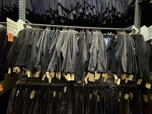Collection of Black Police, SWAT cotton, shirts, ripstop jackets