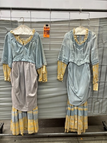 Lot of (2) sets of matching dresses, 4 units total