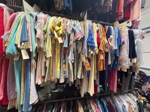 Collection of House Coats and Womens Formalwear and Poolside coverups