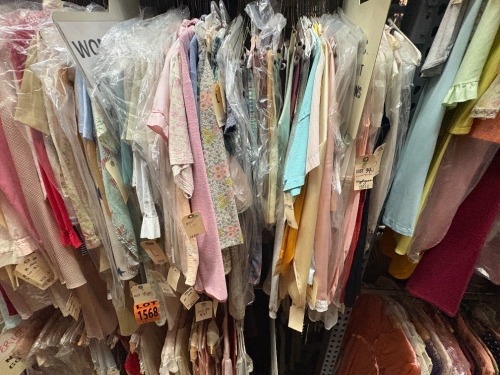 Collection of womens pajamas, misc. periods, misc. nightwear