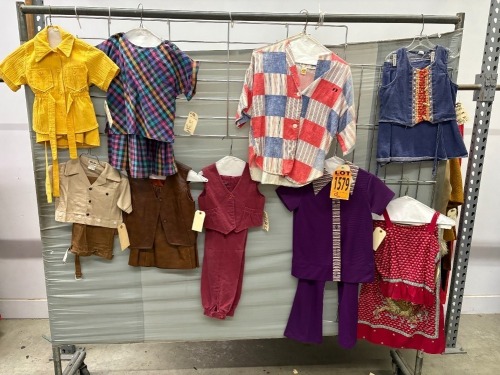 Collection of (9) sets of outfits, top + bottom