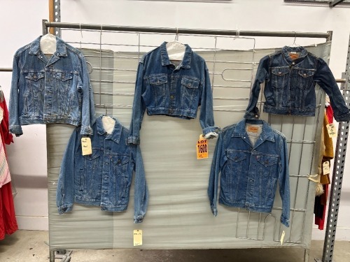 Collection of (5) jean jackets