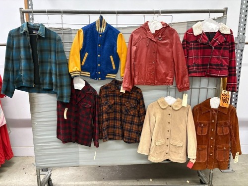 Collection of (8) mens jackets