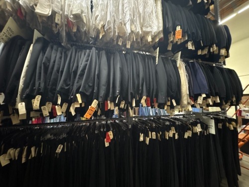 Collection of 1980s era tuxedo jackets