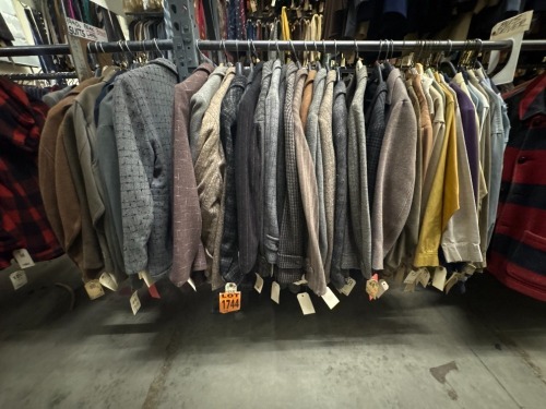 Collection of 1940s era Suits, Peak Lapel, Jackets, various sizes and styles, approx (45) pcs